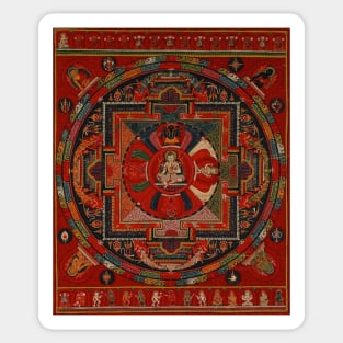 Mandala 117 Amoghapasha The Unfailing Lasso Avalokiteshvara Sticker